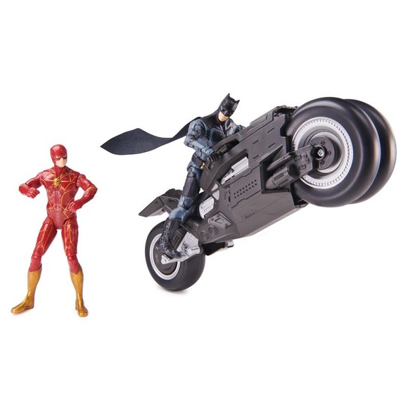 DC Comics The Flash Batcycle with Action Figures - 3pk - Picture 3 of 9